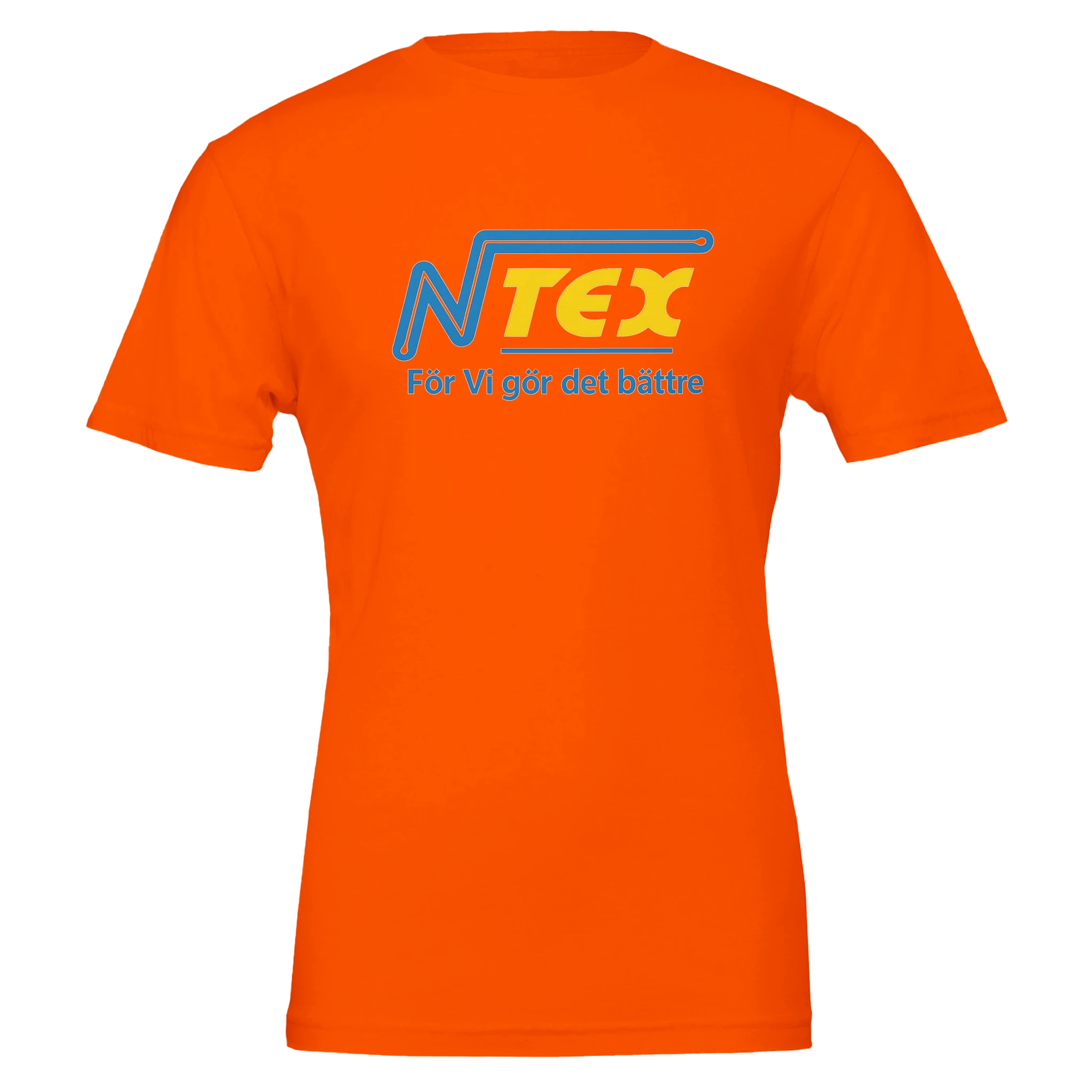 Premium Unisex Crewneck T-shirt | Bella + Canvas 3001 Orange