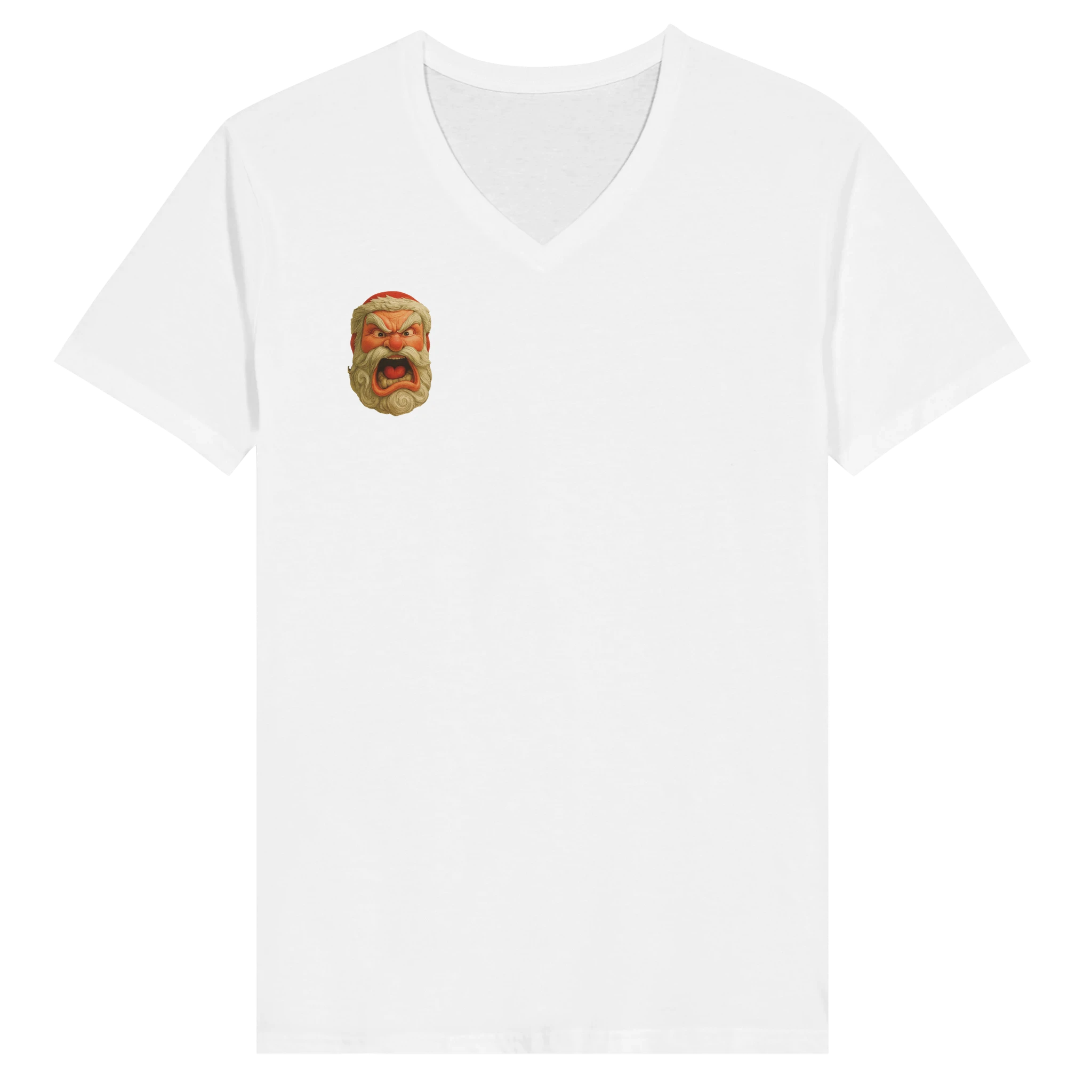 Premium Unisex V-Neck T-shirt White