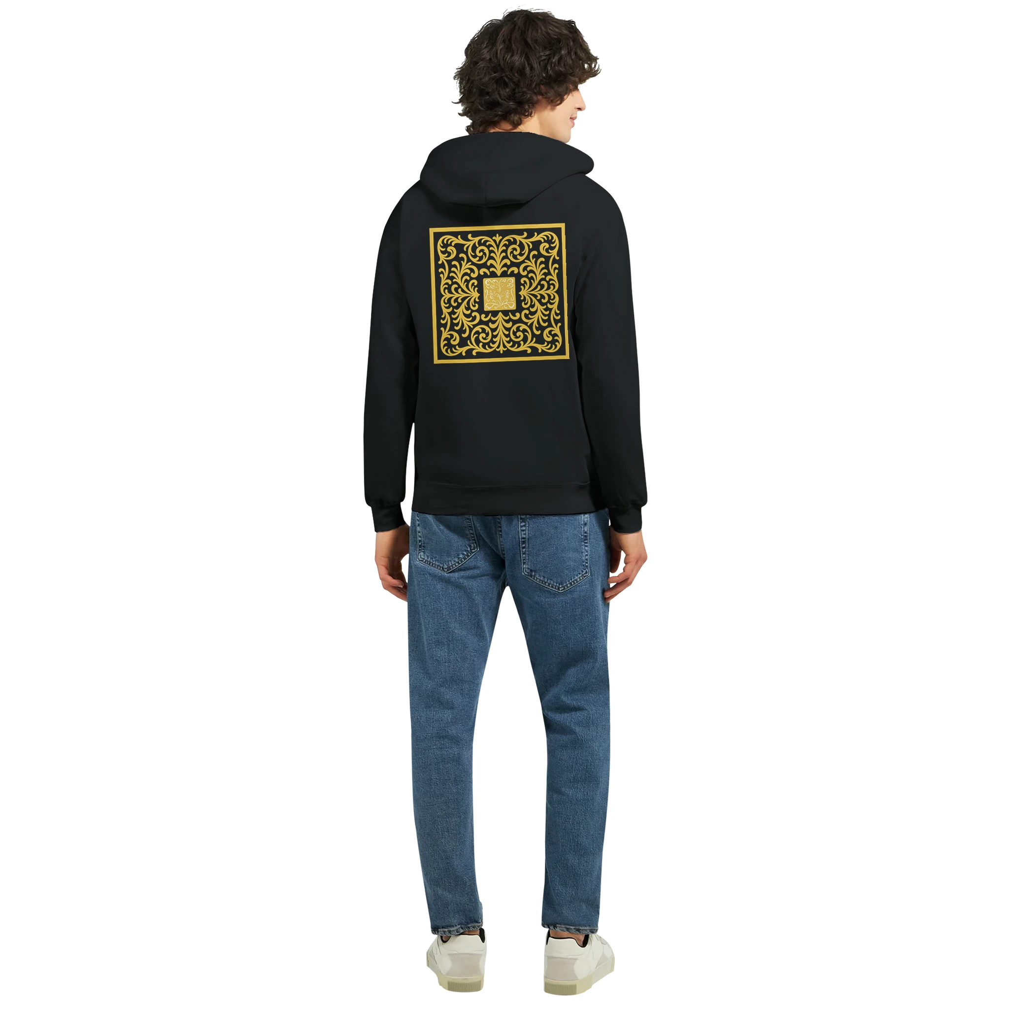 Classic Unisex Zip Hoodie Black