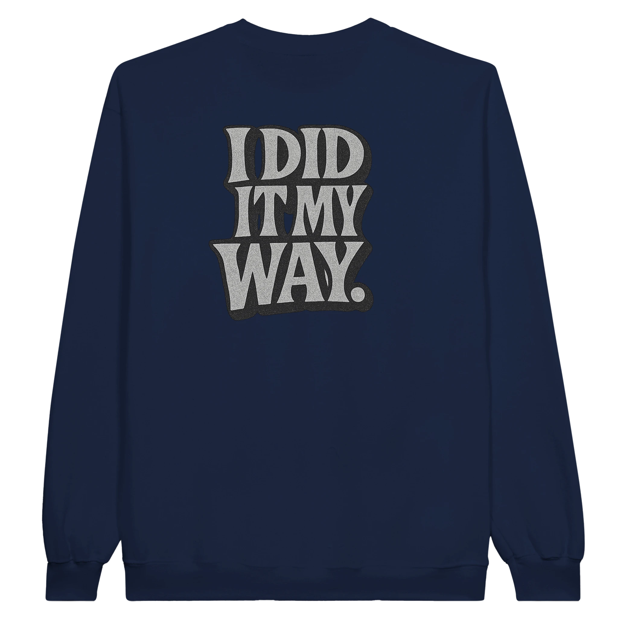 Midweight Fleece Adult Crewneck Sweatshirt | Gildan SF000 Navy
