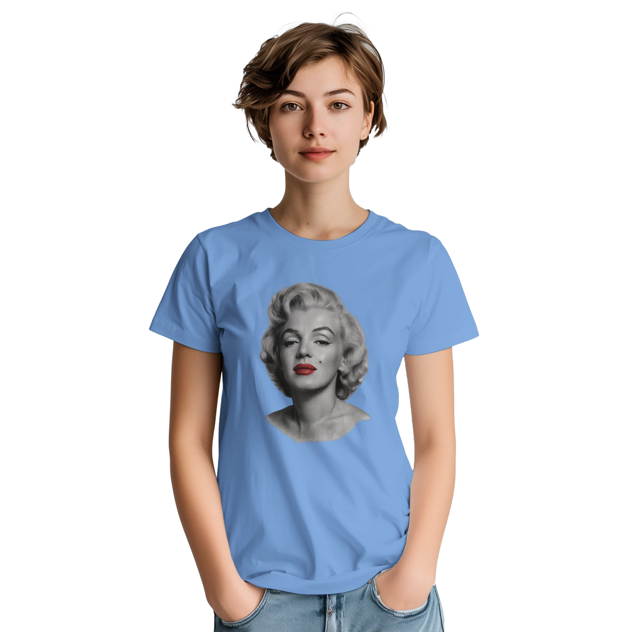 Heavyweight Unisex Crewneck T-shirt | Gildan® 5000 Carolina Blue