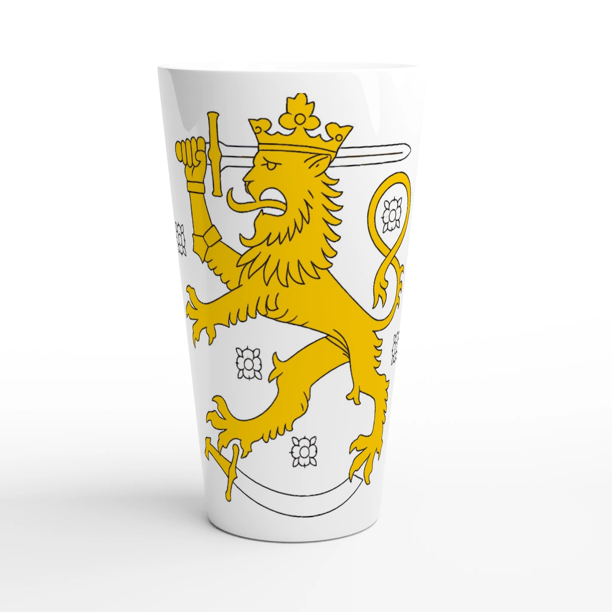 White Latte 17oz Ceramic Mug