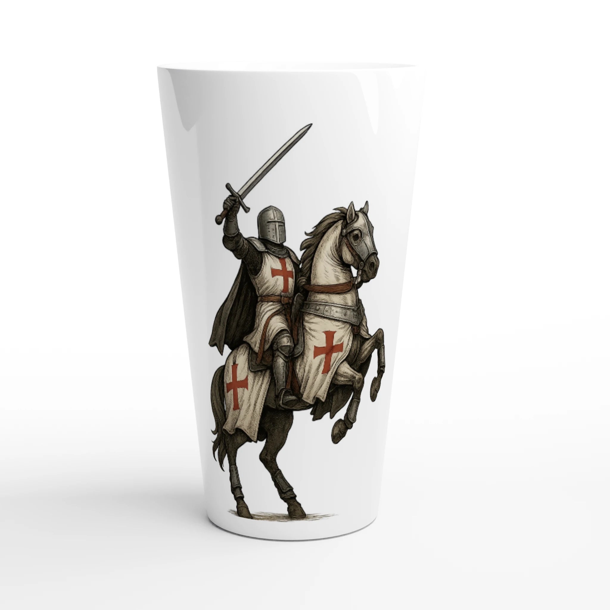 White Latte 17oz Ceramic Mug