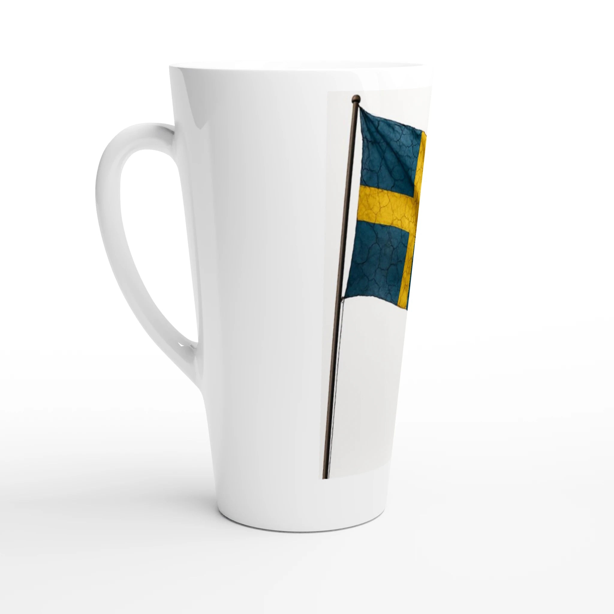 White Latte 17oz Ceramic Mug