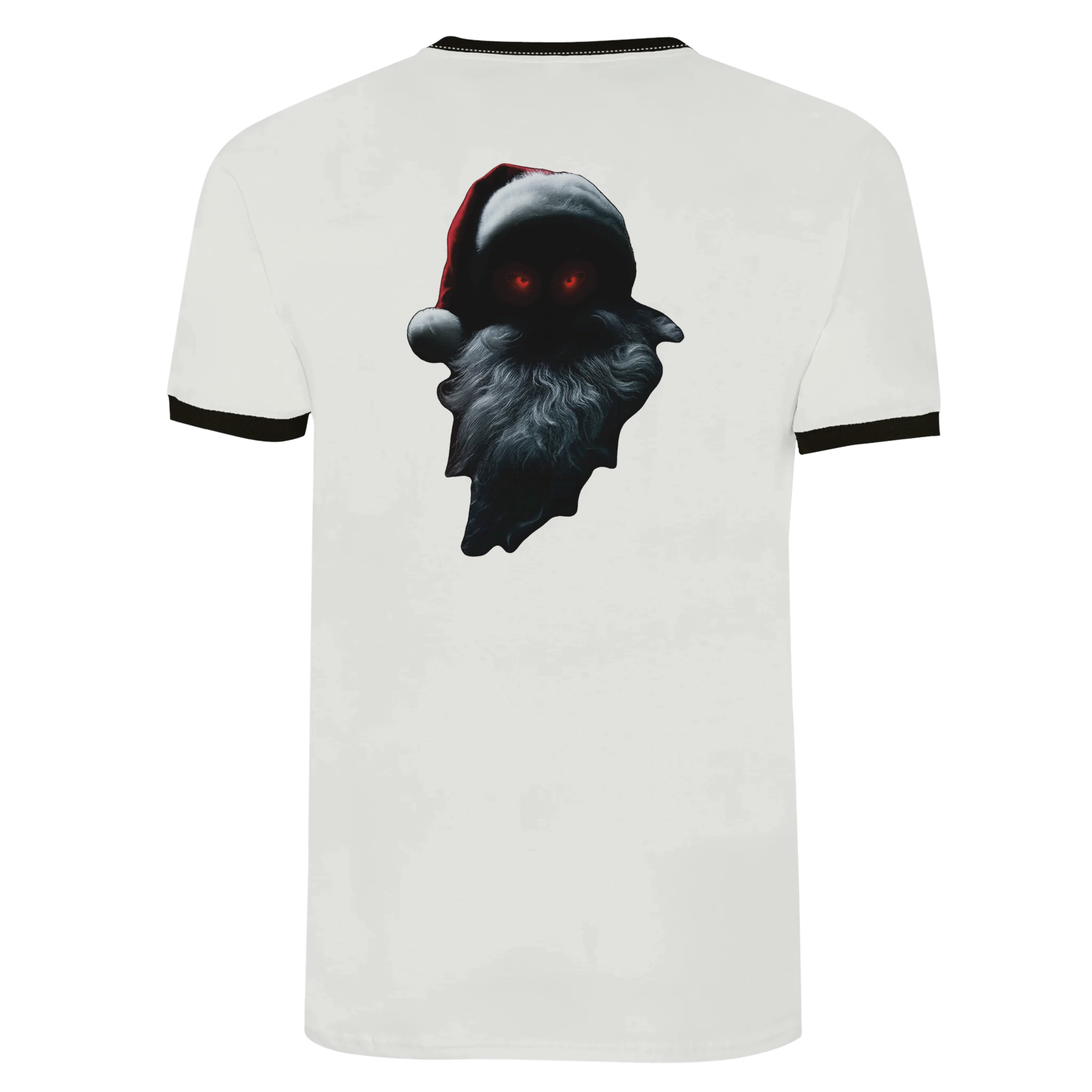 Unisex Ringer T-shirt White and Red