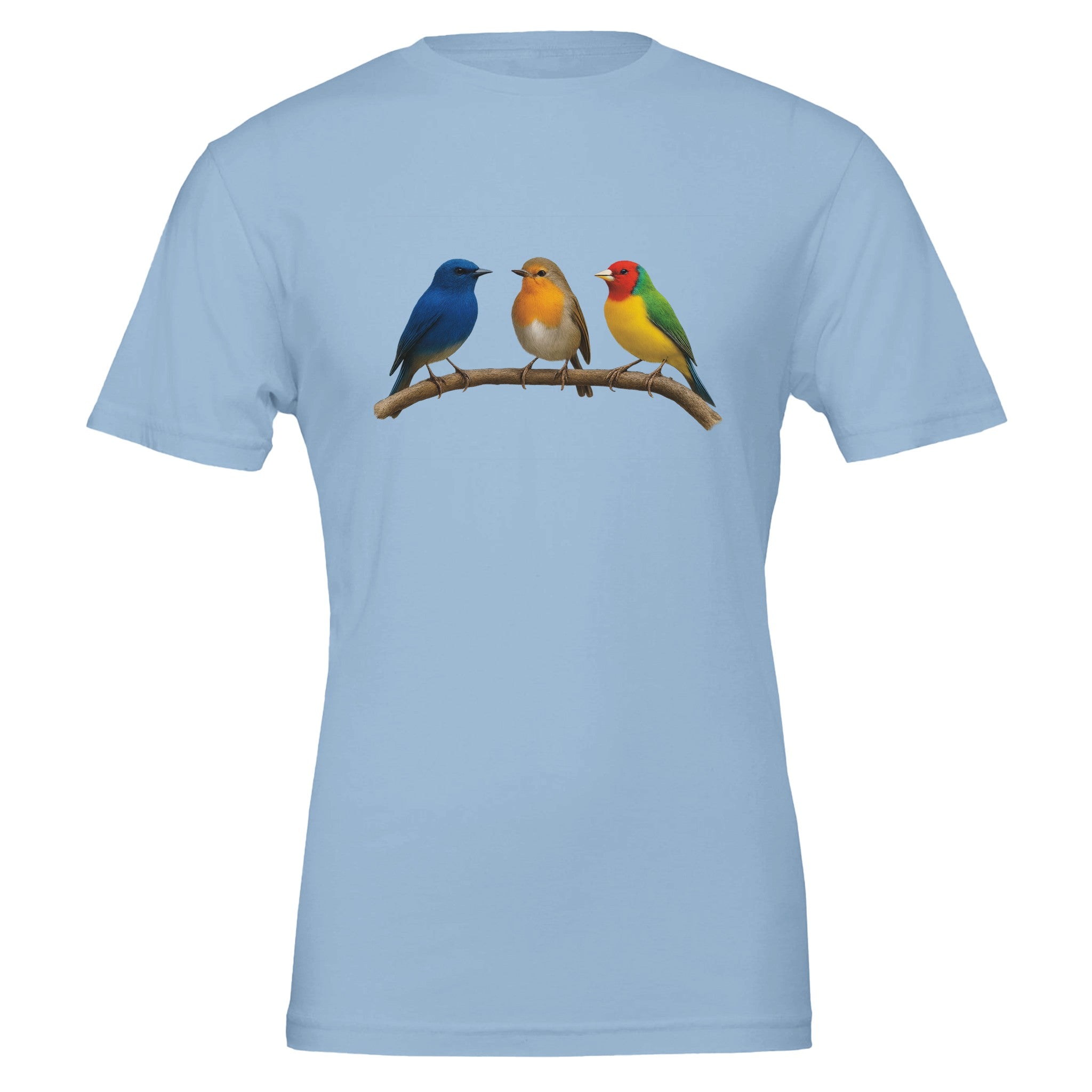 Premium Unisex Crewneck T-shirt | Bella + Canvas 3001 Light Blue