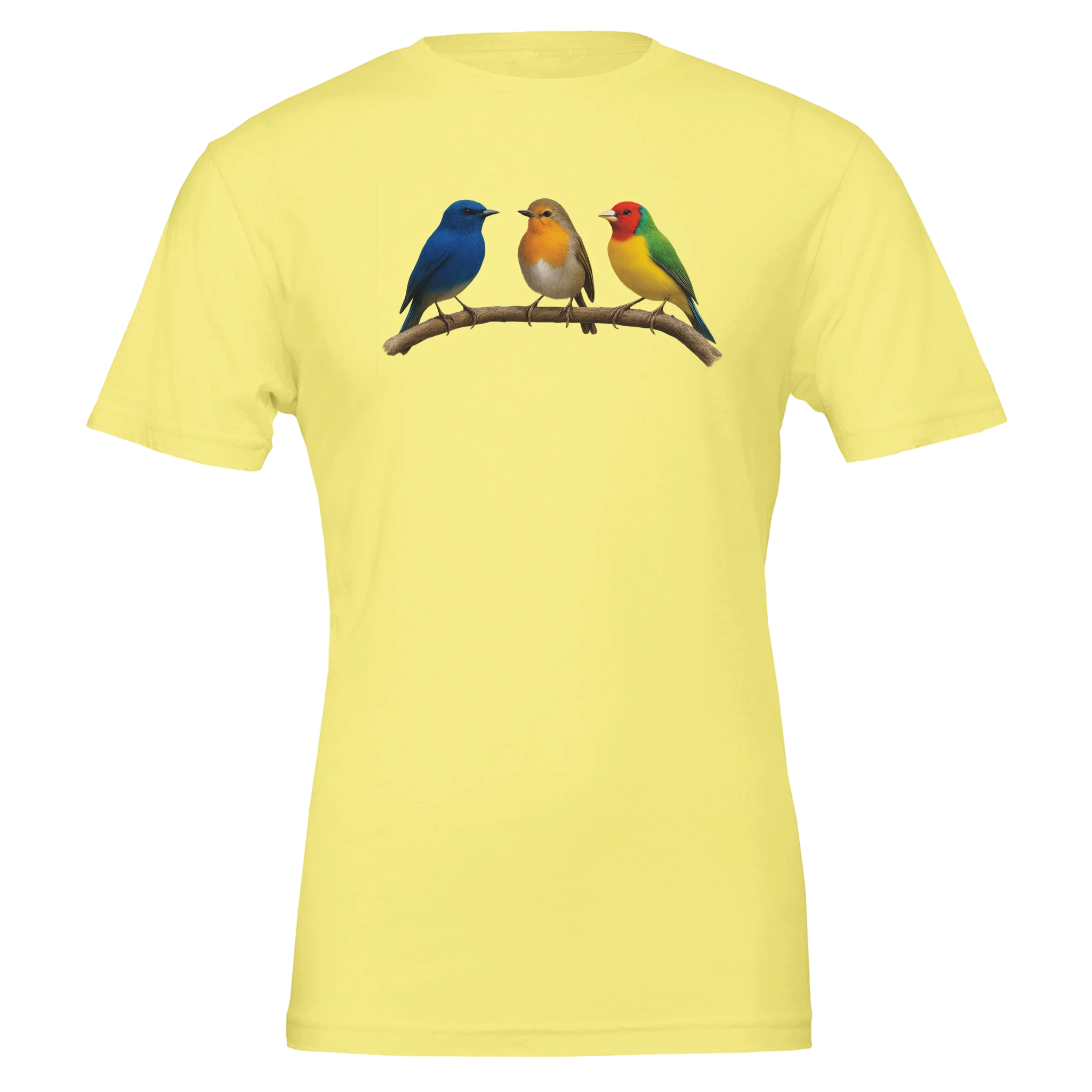 Premium Unisex Crewneck T-shirt | Bella + Canvas 3001 Yellow