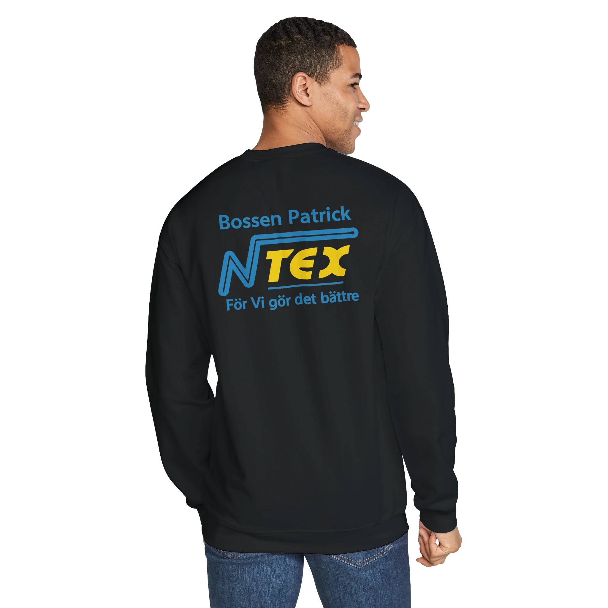 Midweight Fleece Adult Crewneck Sweatshirt | Gildan SF000 Black