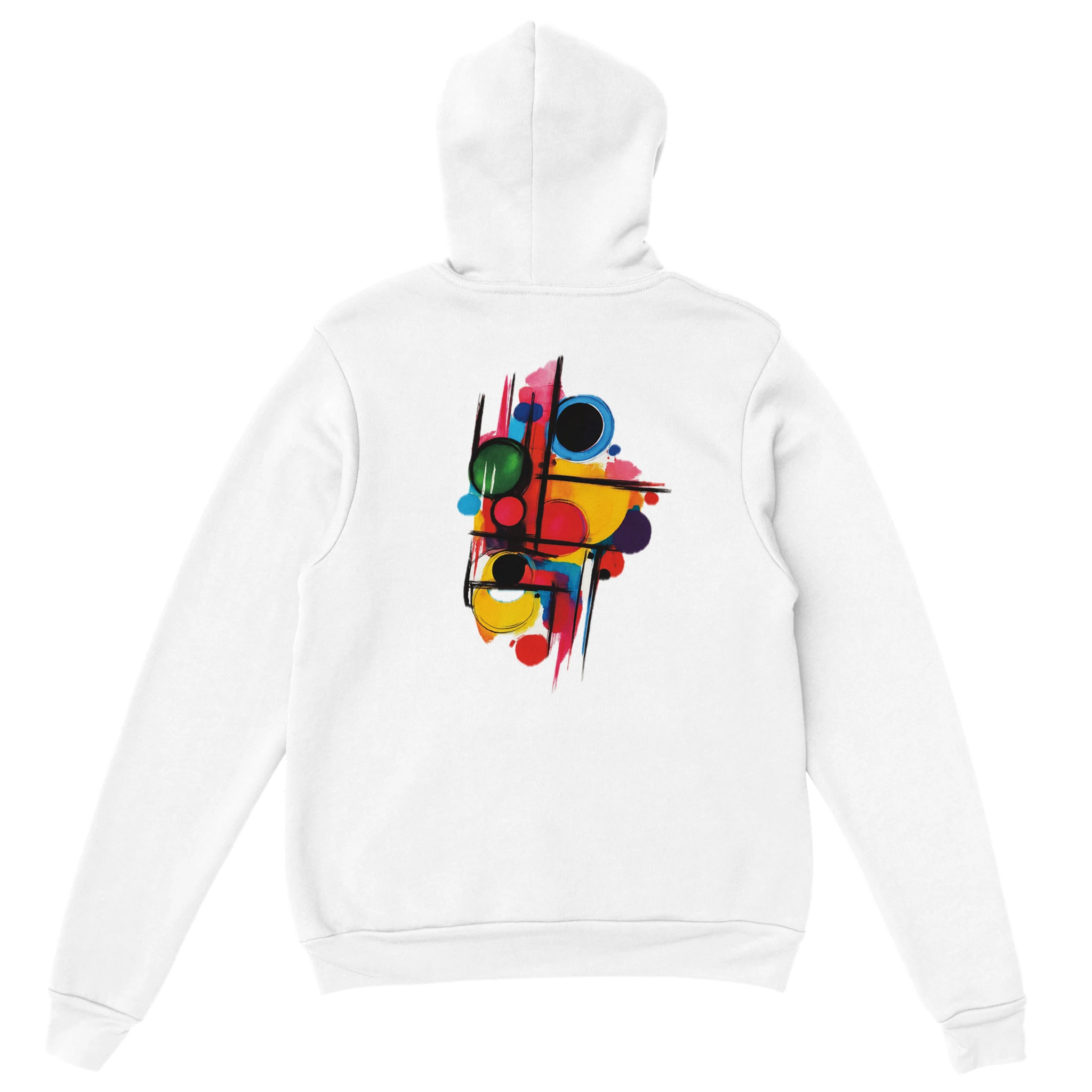 Classic White Heavy Blend Hoodie – Comfortable & Stylish Design