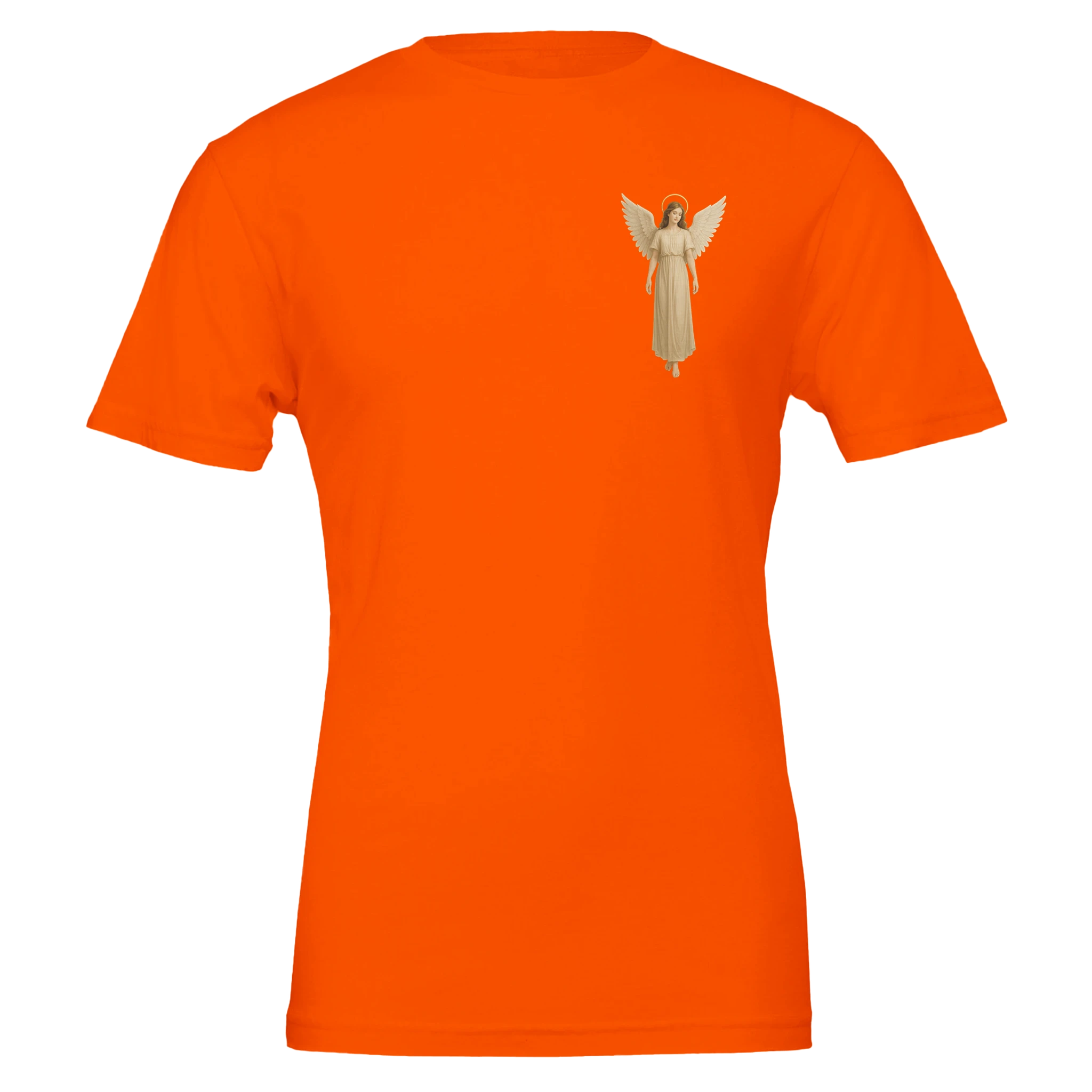 Premium Unisex Crewneck T-shirt | Bella + Canvas 3001 Orange