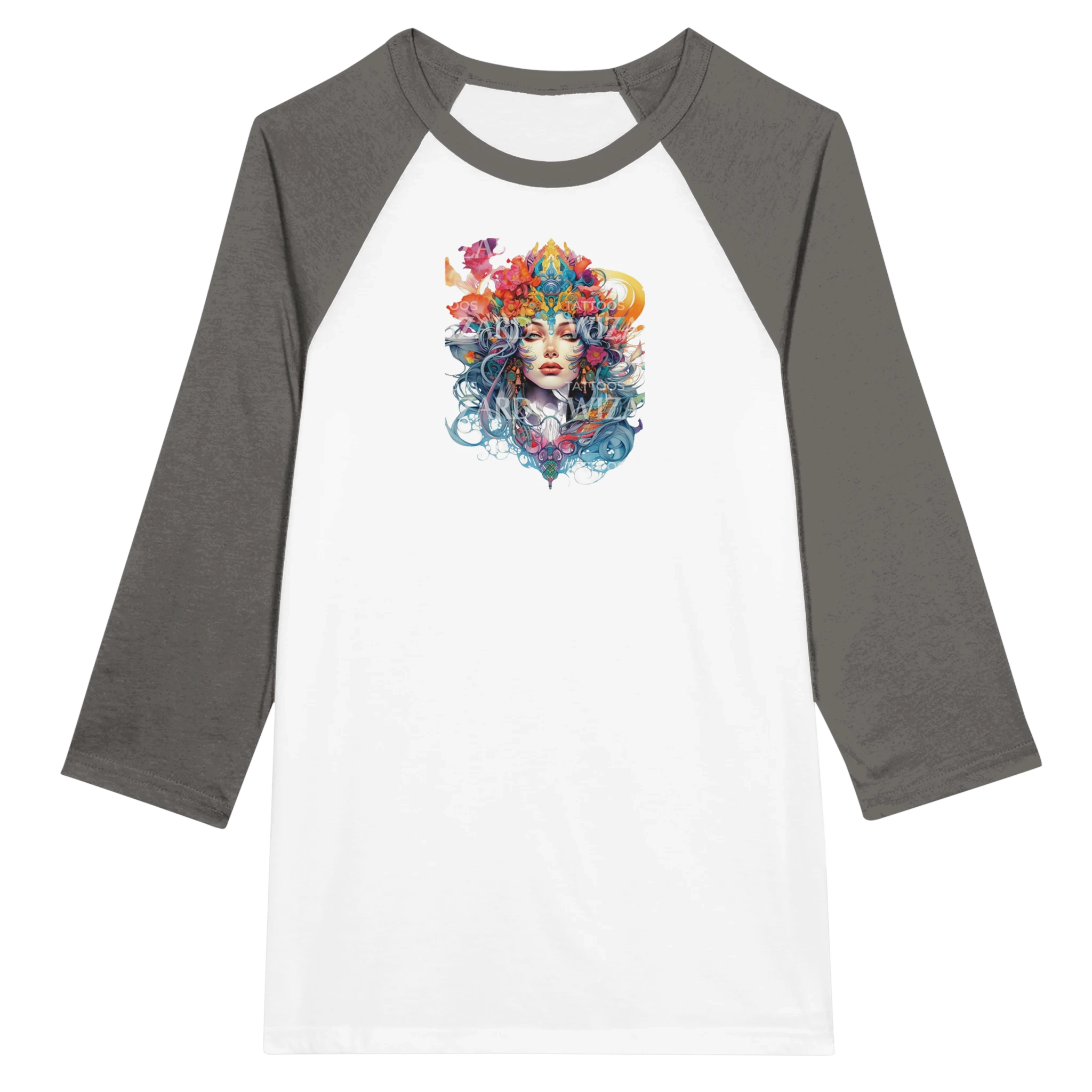 Unisex 3/4 sleeve Raglan T-shirt