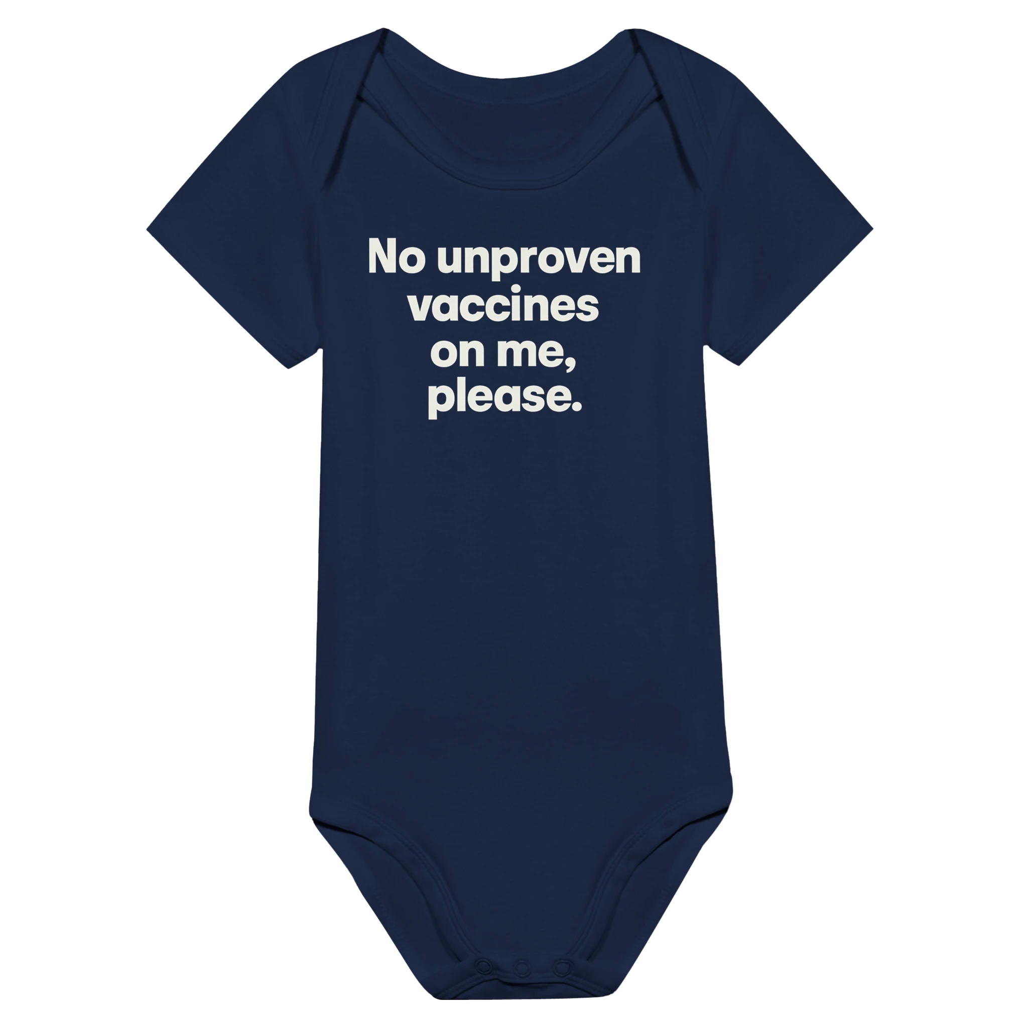 Classic Baby Short Sleeve Bodysuit Navy