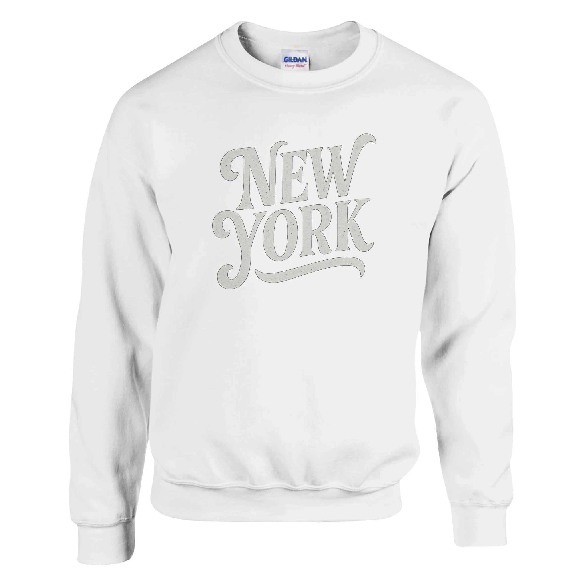 Classic Unisex Crewneck Sweatshirt | Gildan® 18000 White