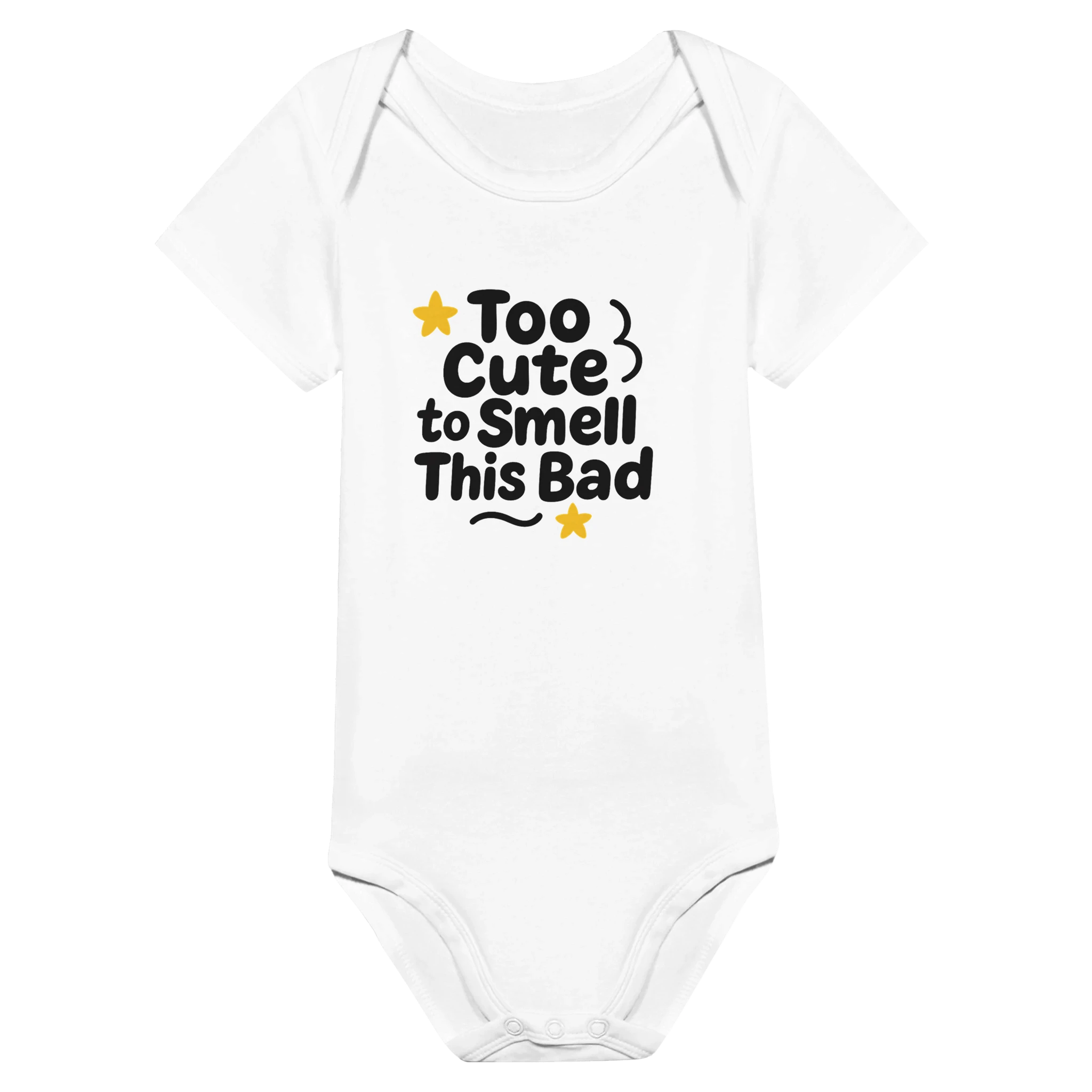 Classic Baby Short Sleeve Bodysuit White