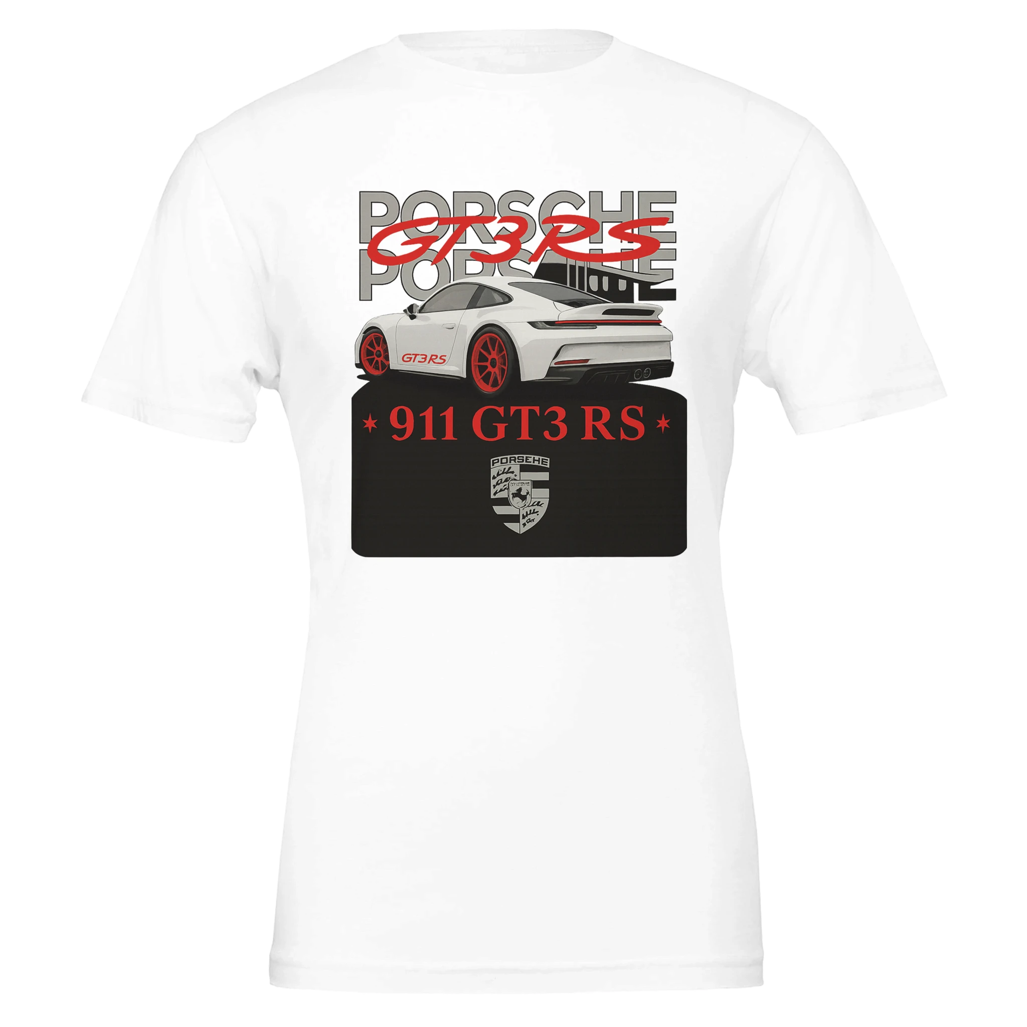 Premium Unisex Crewneck T-shirt | Bella + Canvas 3001 White