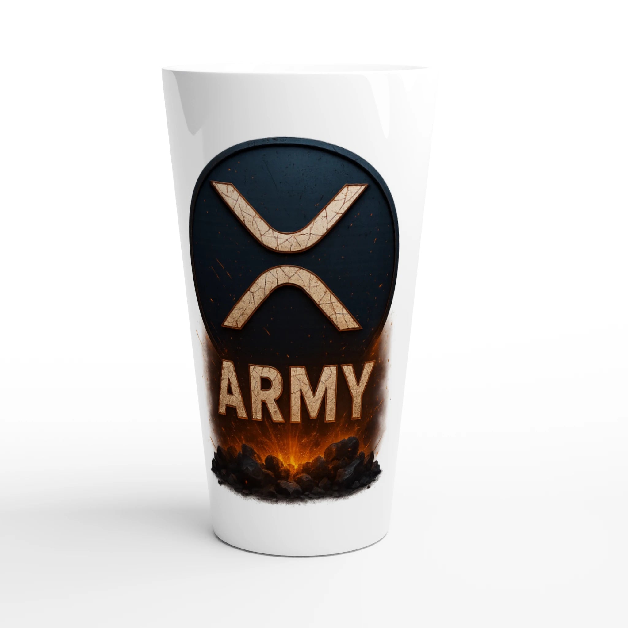 White Latte 17oz Ceramic Mug