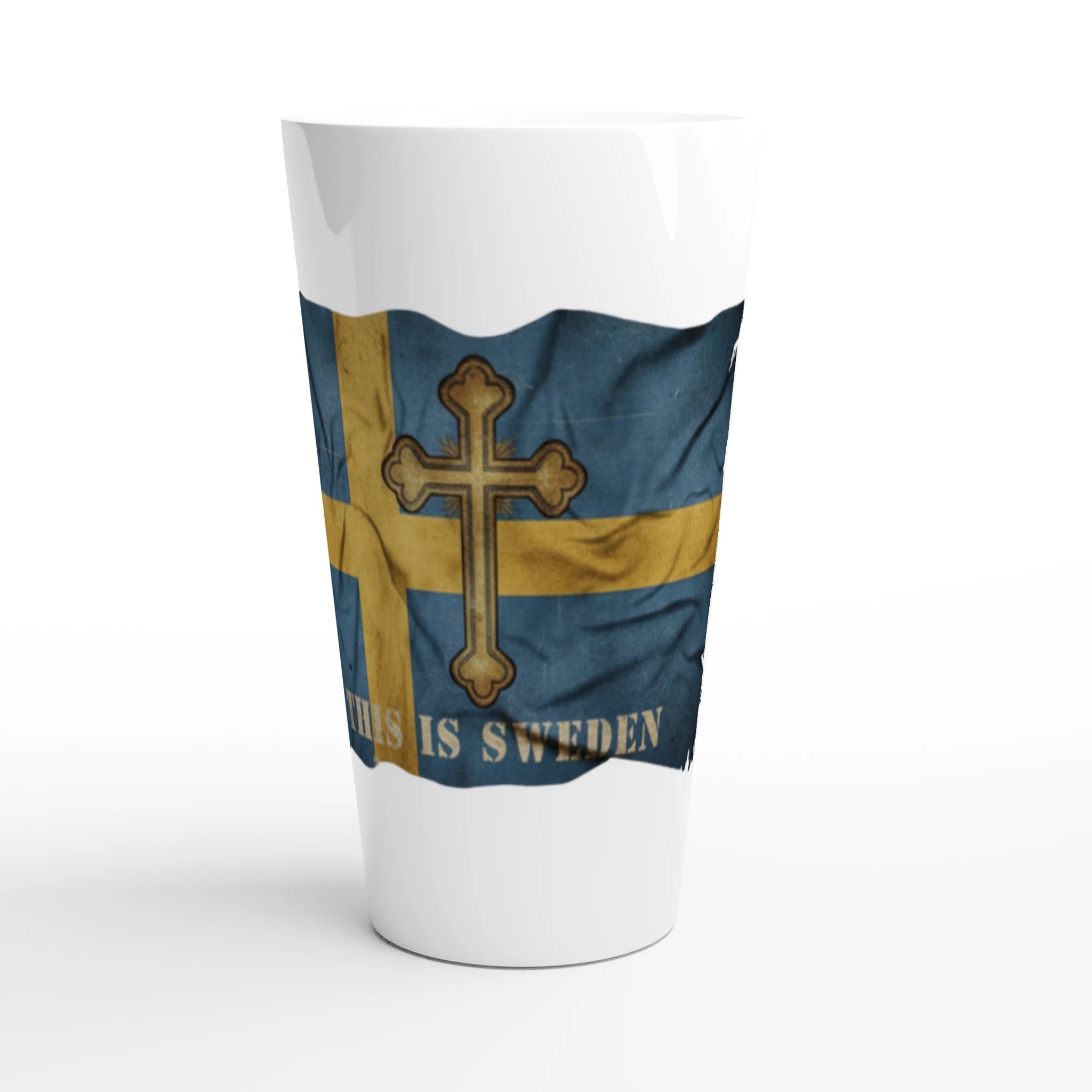 White Latte 17oz Ceramic Mug