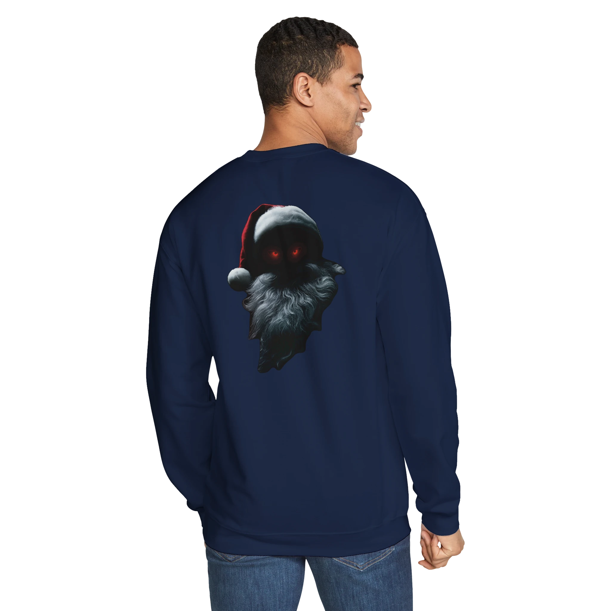 Midweight Fleece Adult Crewneck Sweatshirt | Gildan SF000 Navy