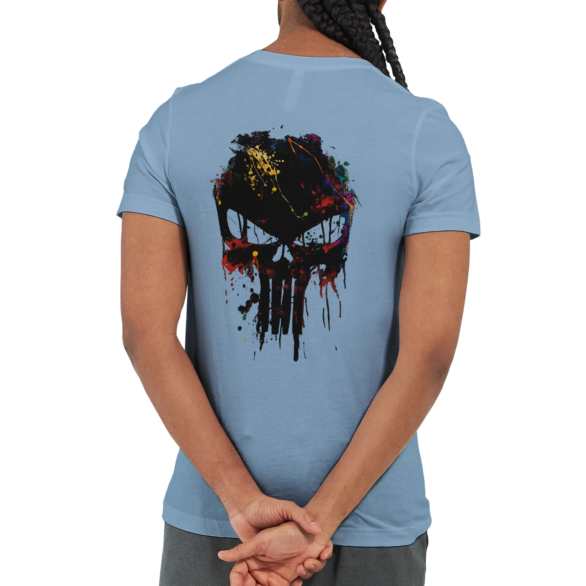 Premium Unisex Crewneck T-shirt | Bella + Canvas 3001 Light Blue