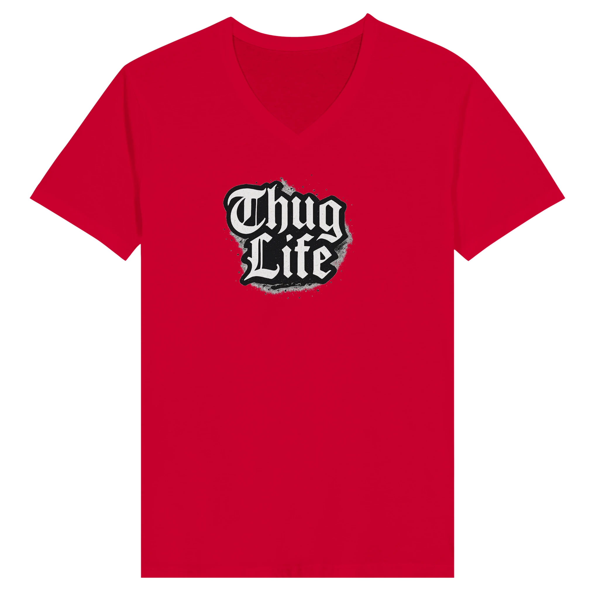 Premium Unisex V-Neck T-shirt Red