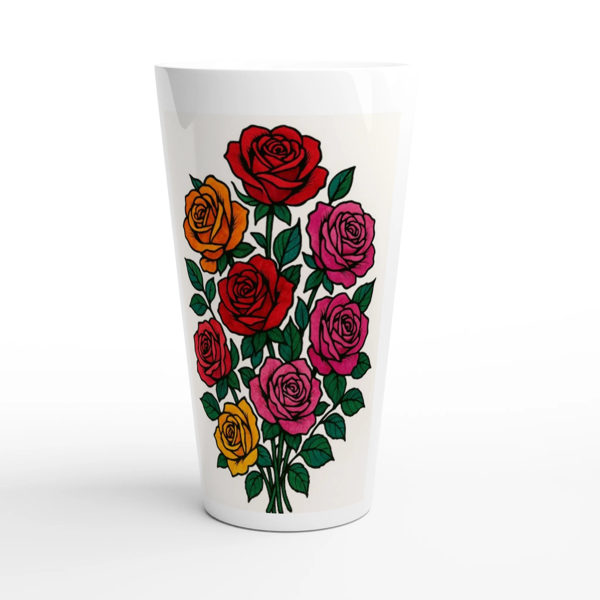 White Latte 17oz Ceramic Mug