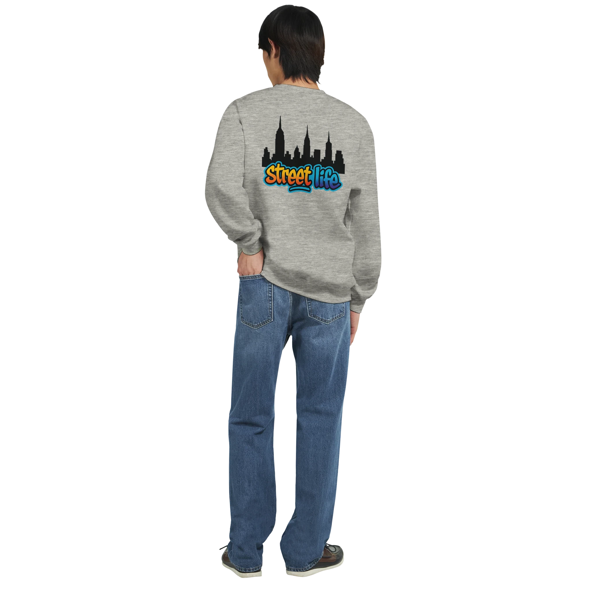 Classic Unisex Crewneck Sweatshirt | Gildan® 18000 Ash