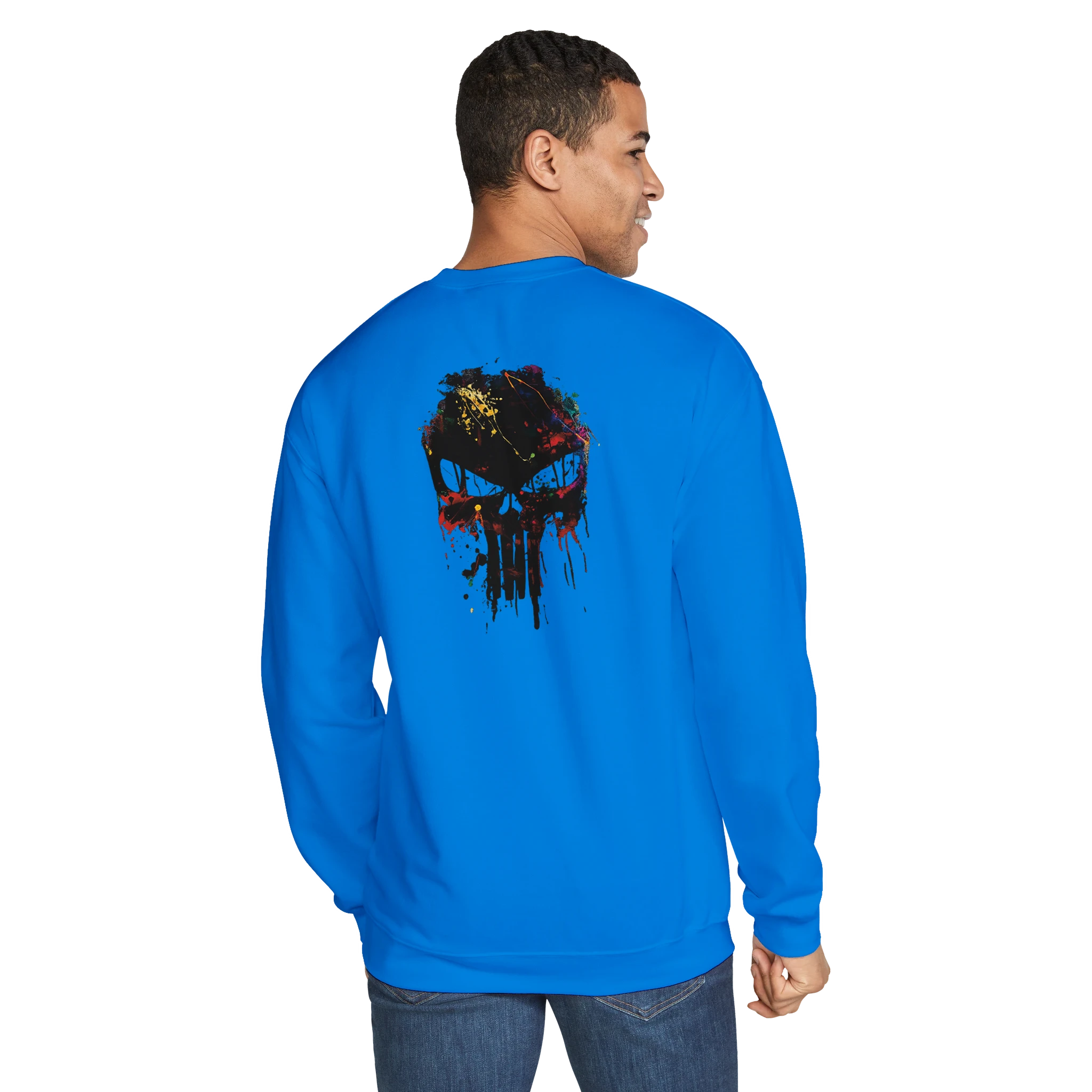 Midweight Fleece Adult Crewneck Sweatshirt | Gildan SF000 Royal
