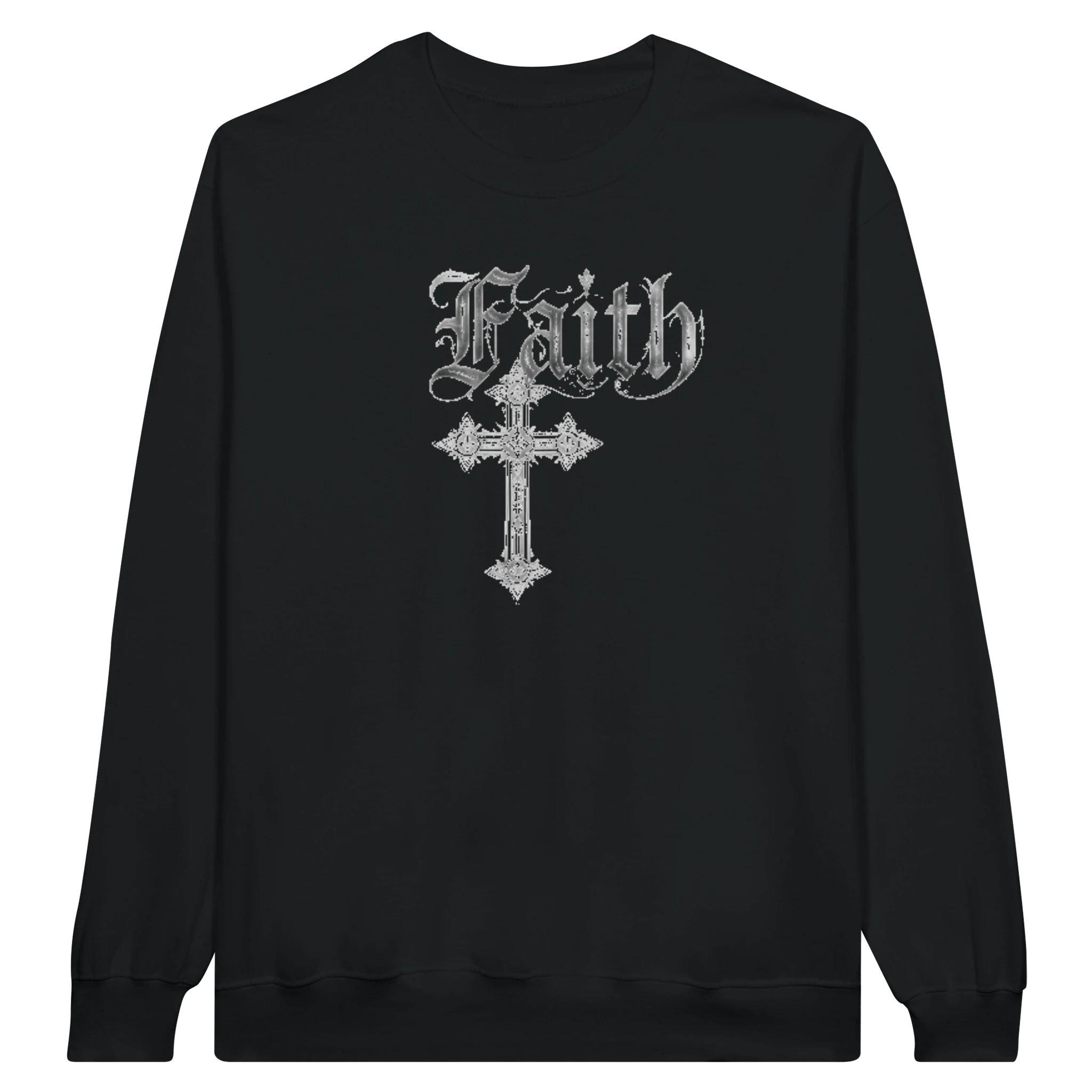 Midweight Fleece Adult Crewneck Sweatshirt | Gildan SF000 Black