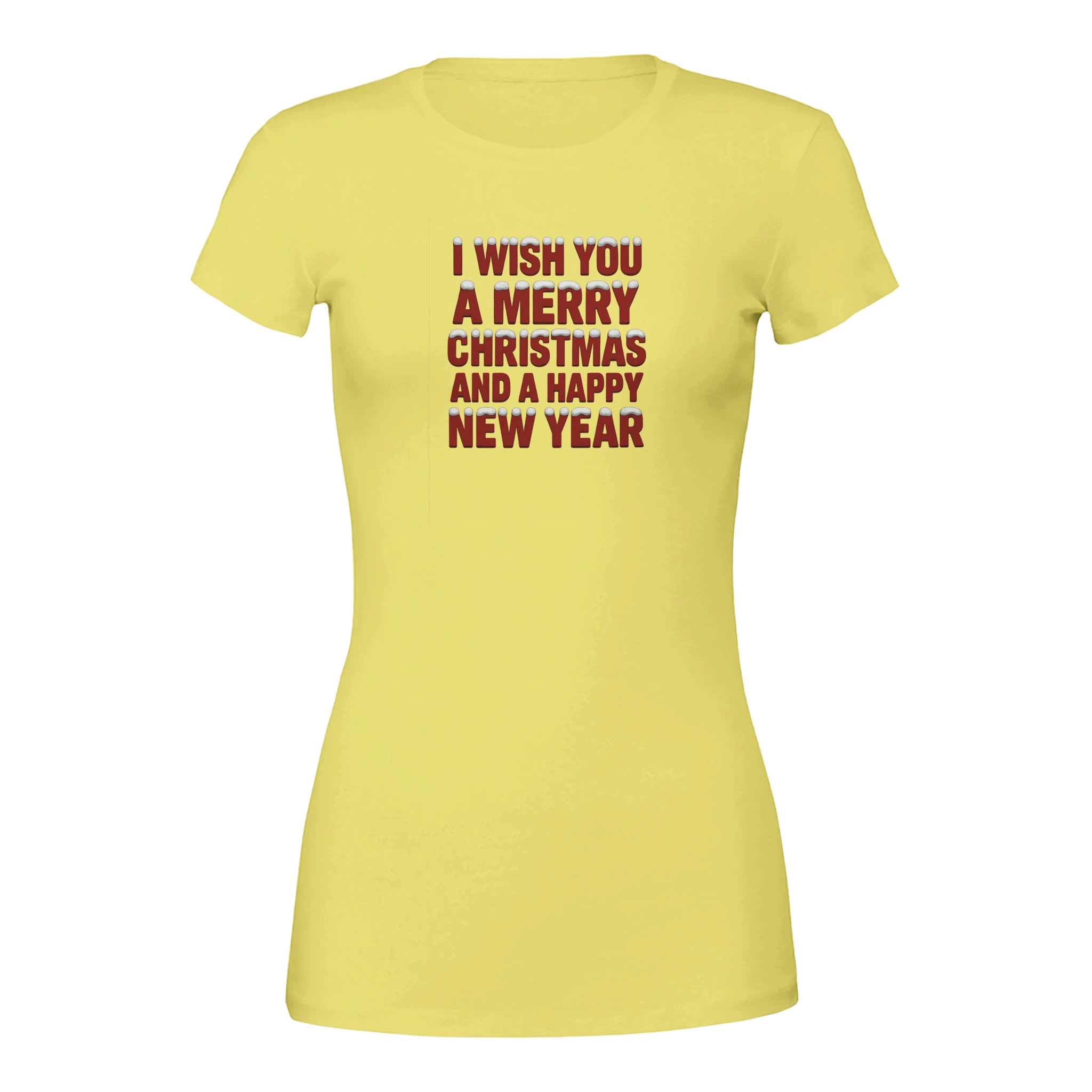 Premium Womens Crewneck T-shirt | Bella + Canvas 6004 Yellow