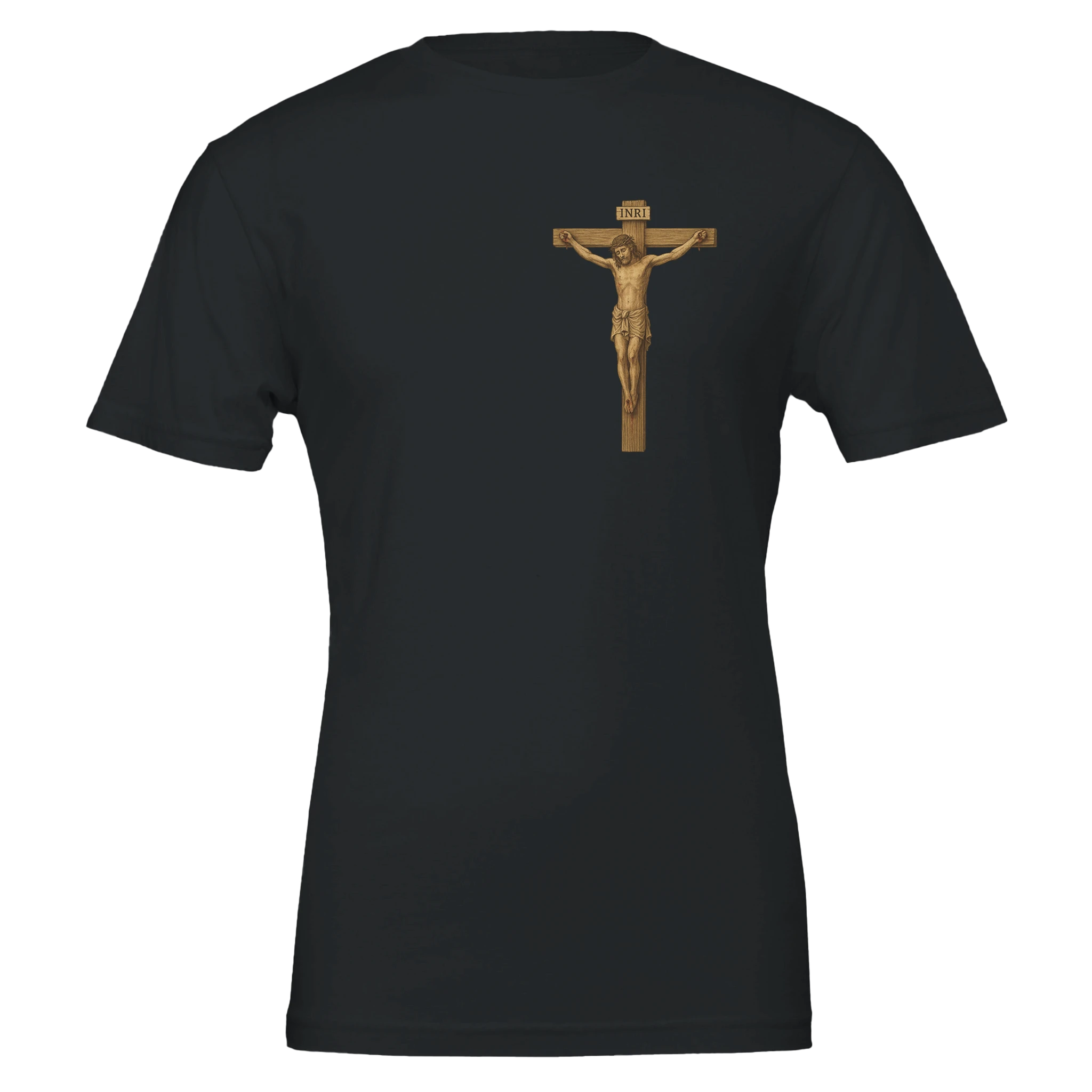 Premium Unisex Crewneck T-shirt | Bella + Canvas 3001 Black